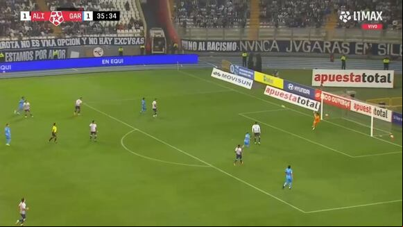 Gol de Pablo Erustes para el 2-1 de Garcilaso vs Alianza Lima. (Video: L1 MAX)