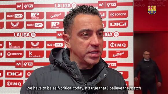 Xavi Hernández habló tras el último empate del Barcelona. (Video: Barcelona)