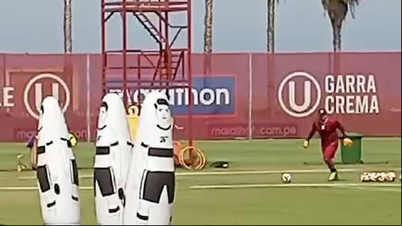 Sebastián Britos intensifica trabajos en Universitario (Video: Wilmer Robles)