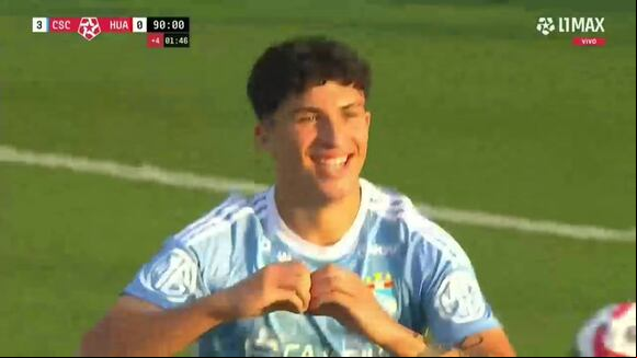 Gol de Diego Otoya para el 4-0 de Sporting Cristal vs. Sport Huancayo. (Video: L1 MAX)