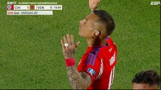 Doblete de Cepeda, tanto de Vargas y autogol de Rincón: Chile 4-2 Contra Venezuela