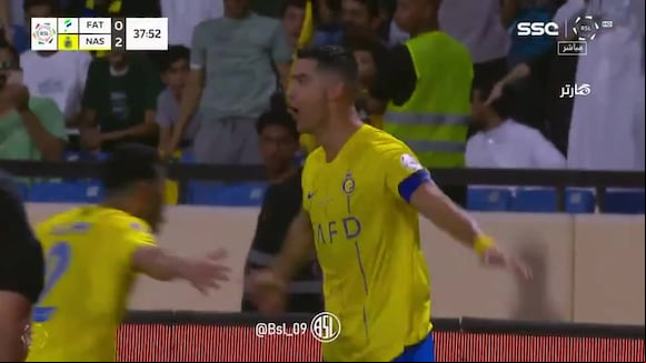 Cristiano Ronaldo marcó el gol del 2-0 de Al Nassr vs. Al Fateh. (Video: SSC)