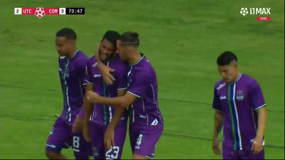 Piero Magallanes marcó el 3-2 de Comerciantes Unidos sobre UTC. (Video: L1 MAX)