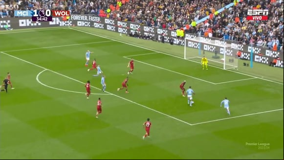 Doblete de Haaland para el 2-0 del Manchester City vs. Wolves. (Video: ESPN)