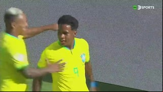 ¡Imparable! Gol de Endrick para el 0-1 de Bolivia vs. Brasil por el Preolímpico Sub 23