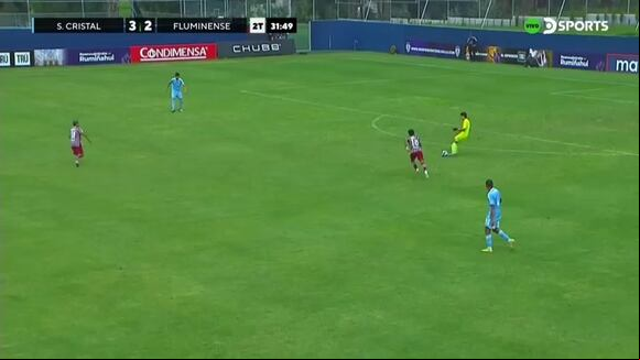 Gol de Matías Martínez para el 4-2 de SC vs. Fluminense. (Video: DSPORTS)