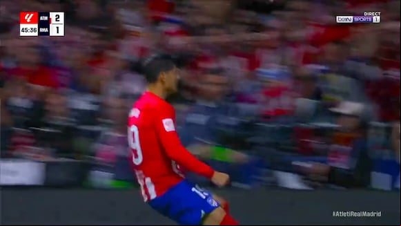 Gol de Álvaro Morata para el 1-3 de Real Madrid vs. Atlético Madrid. (Video: BeinSports)