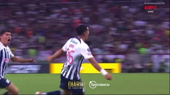 Gol de Serna para el 2-1 de Alianza Lima vs Fluminense. (ESPN)