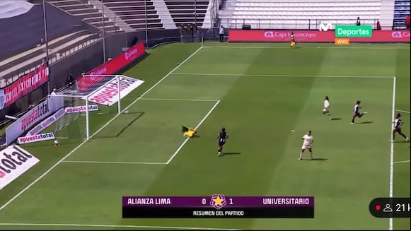 Paéz fue quien marcó el gol de la victoria en el Alianza Lima vs Universitario. (Video: Movistar Deportes)