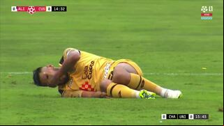 Tras choque con Renzo Garcés: la terrible lesión de Miguel Aucca en Alianza Lima vs. Cusco FC