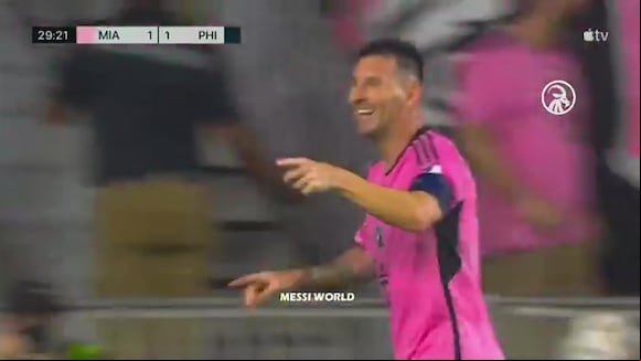 Doblete de Lionel Messi con Inter Miami. (Video: Apple TV)