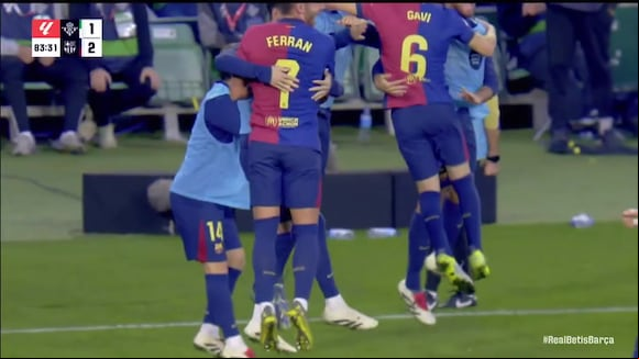 Mira los goles del empate 2-2 entre Barcelona vs Betis por LaLiga. (Vídeo: ESPN).