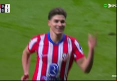 ¡Qué tal jugadón! Gol de Julián Álvarez para el 0-1 del Barcelona vs. Atlético de Madrid
