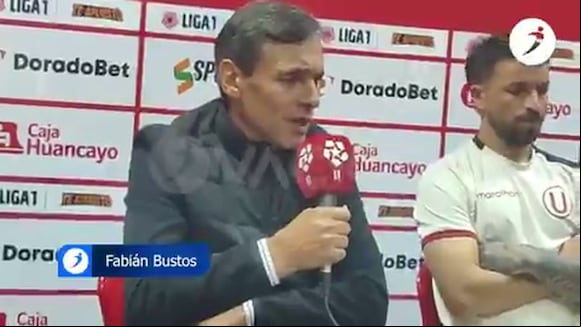 La palabra de Fabián Bustos tras el gol anulado a Riveros. (Créditos: Ovación)