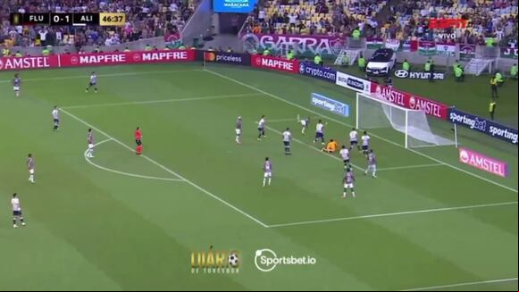 Gol de Keno para el 1-1 de Alianza Lima vs Fluminense. (ESPN)