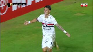 ¡Goles de Sao Paulo vs. Alianza Lima! Doblete de Ferreira para el 2-0 por Copa Libertadores
