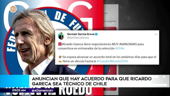 Gareca llegó a un acuerdo con Chile, informa prensa internacional