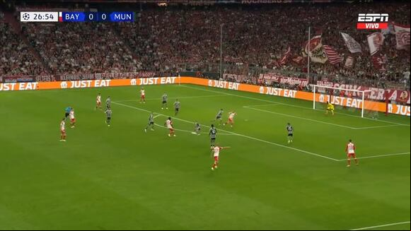 ¡Gol de Sané! Onana falla en el despeje y el 1-0 entre Bayern vs. Man. United. (Vídeo: ESPN).