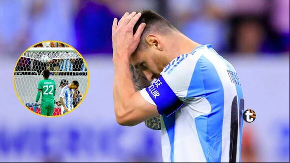 Lionel Messi quiso picarla y la estrelló contra el travesaño (Video: F:24)