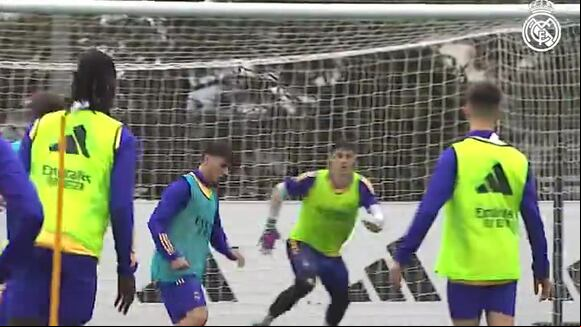 Real Madrid vs. Arandina por la Copa del Rey. (Vídeo: X).