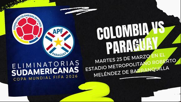 Colombia vs Paraguay por la fecha 14 de las Eliminatorias Sudamericanas 2026
