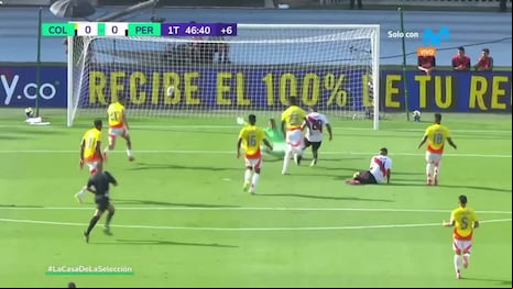 ¡Era el 1-0! Edison Flores tuvo la ventaja de Perú vs. Colombia en Barranquilla