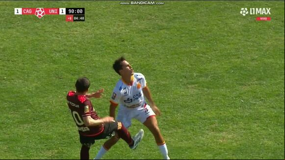 Horacio Calcaterra fue expulsado en Universitario vs. Atlético Grau. (Video: L1 MAX)