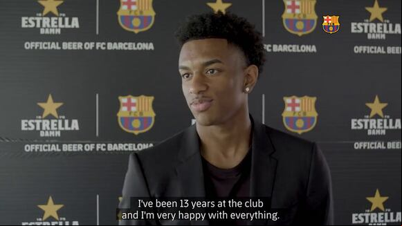 Alejandro Balde renovó su contrato con el FC Barcelona. (Video: FC Barcelona)