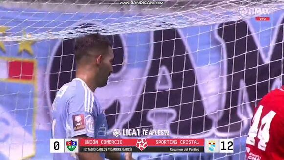 Martín Cauteruccio marcó el 5-0 de Sporting Cristal sobre Unión Comercio. (Video: L1 MAX)