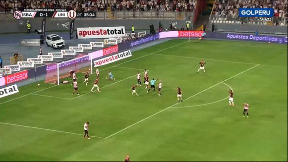 Gol de Williams Riveros para el 2-0 de Universitario vs. Sport Boys. (Video: GOLPERU)