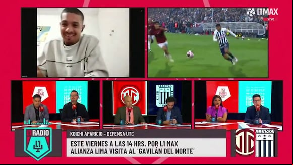 Koichi Aparicio jugador de UTC. (Vídeo: L1 MAX).