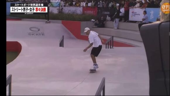 Angelo Caro clasificó a la final del Mundial de Skate en Emiratos Árabes. (Video: Difusión)