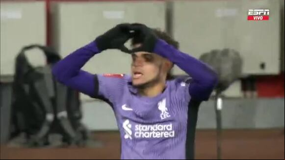 Luis Díaz marcó este domingo en la victoria de Liverpool vs. Arsenal. (Video: ESPN)
